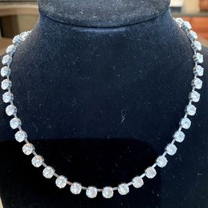 SABIKA Clear Tennis like STUNNING Necklace